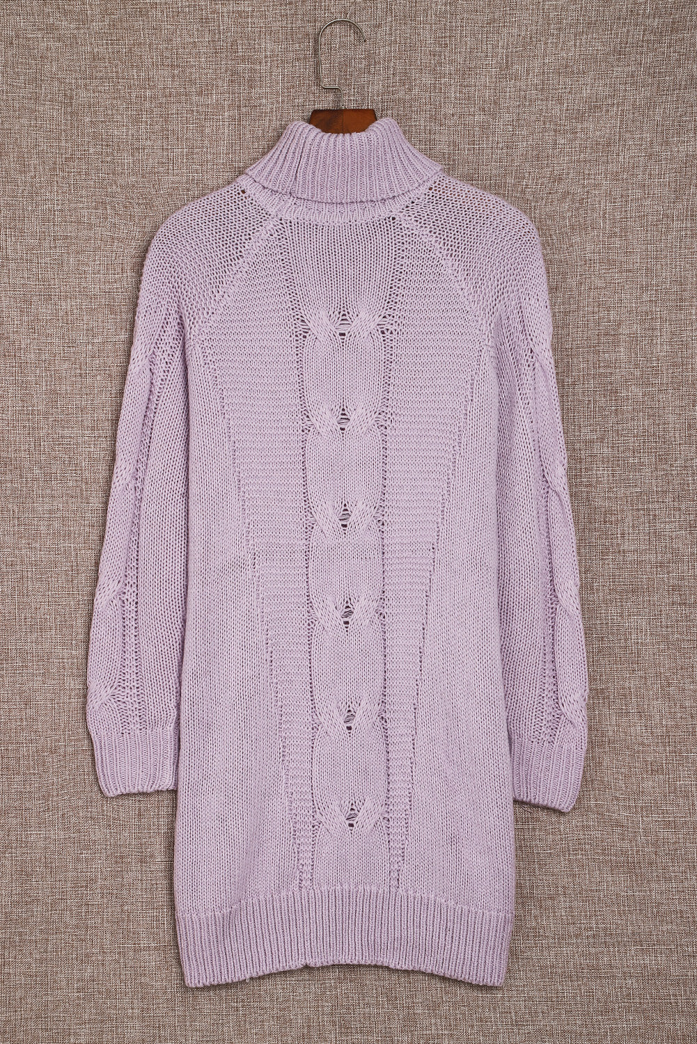 Robe pull twist avec franges - Projet Paris - Élégance décontractée