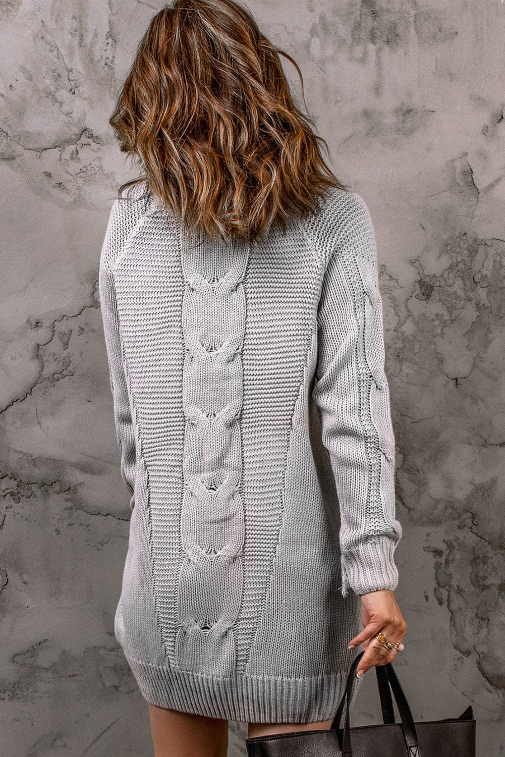 Robe pull twist avec franges - Projet Paris - Élégance décontractée