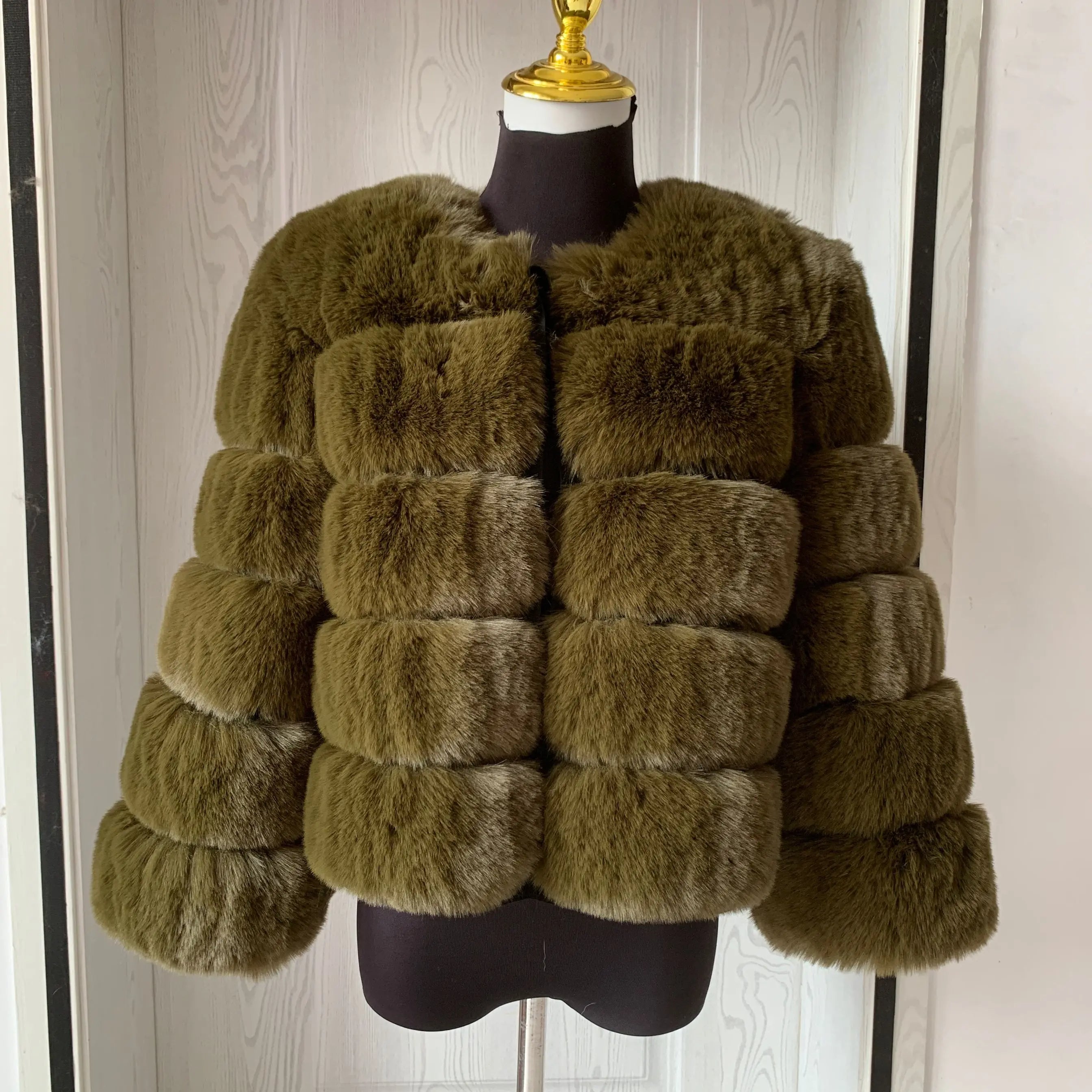 Manteau d'hiver élégant et chaud pour femmes
