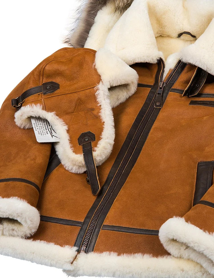 MAZE - Manteau d'hiver en cuir