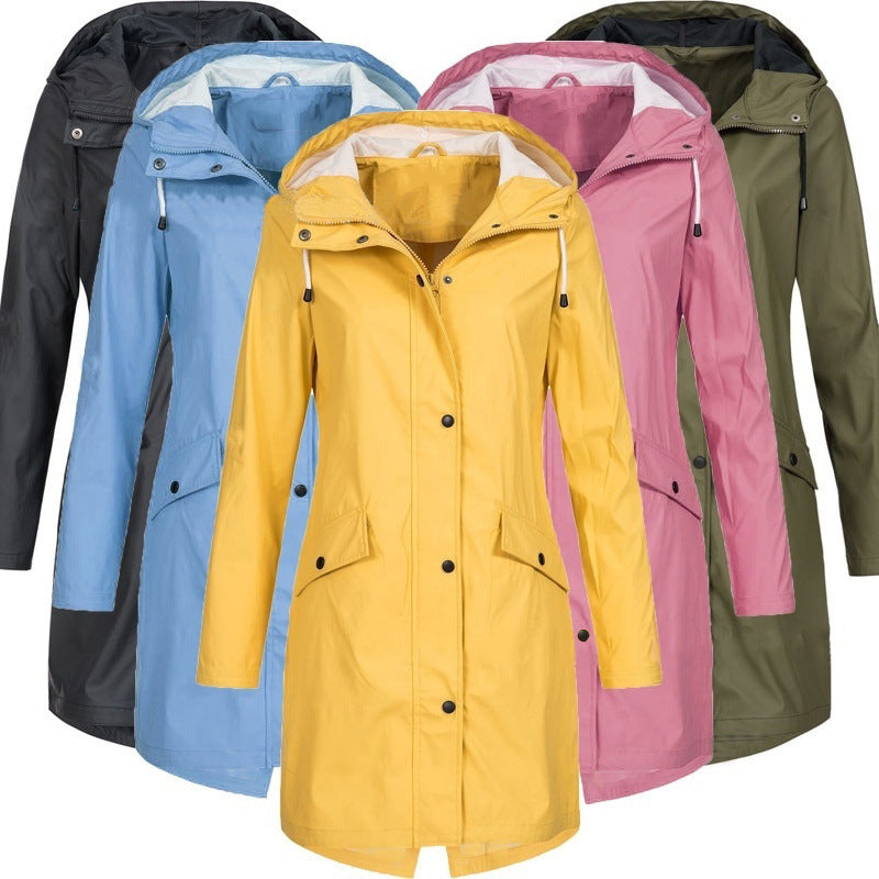 Trench-coat imperméable pour femmes