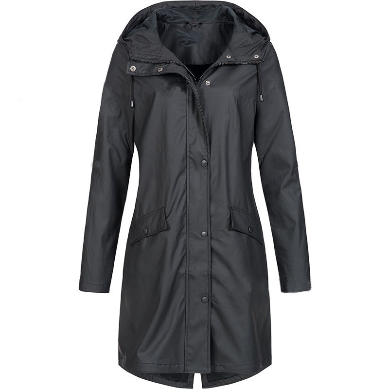 Elégance imperméable trench-coat femme