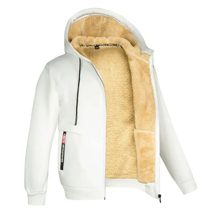 TOMMY - Sweat à Capuche Zippé en Fleece