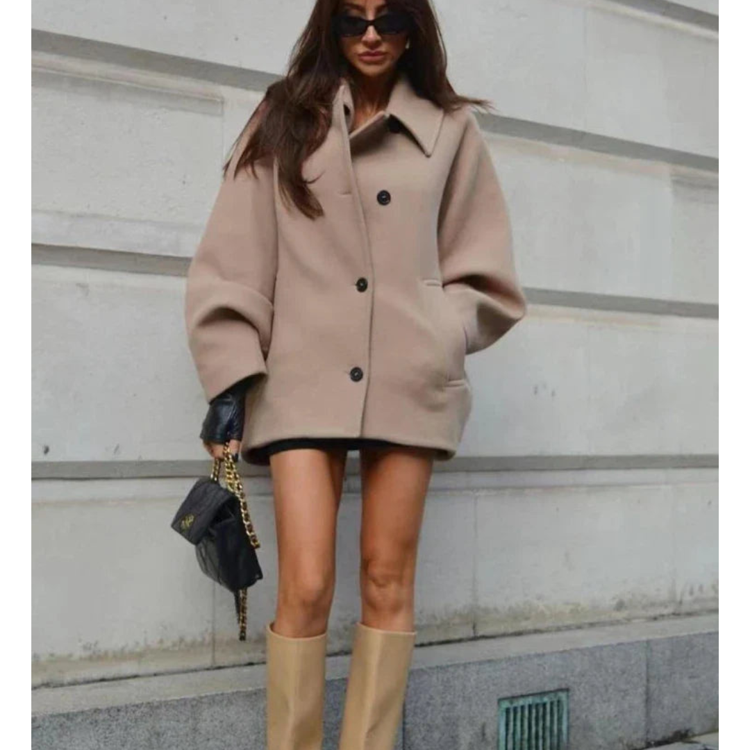 Olinde - Manteau stylé surdimensionné