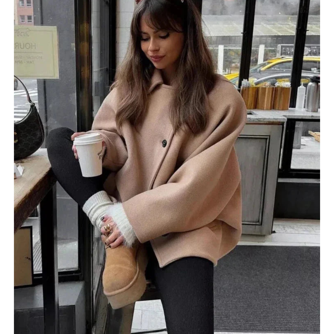 Olinde - Manteau stylé surdimensionné