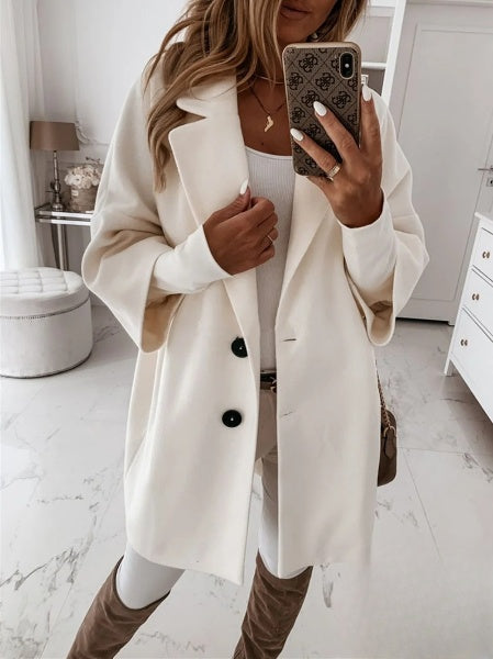 Veste à boutons classique pour femmes
