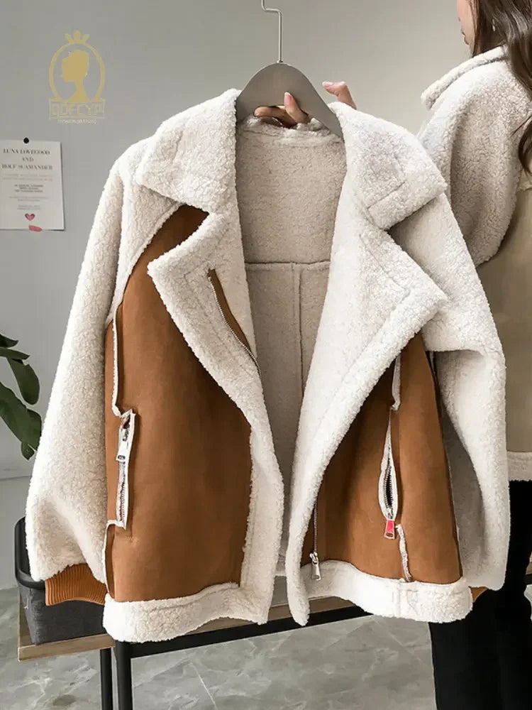 Manteau d'hiver vintage pour femmes