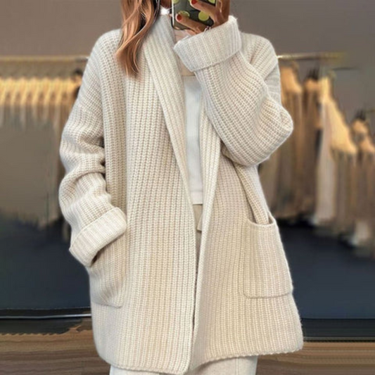 Confortable cardigan d'automne