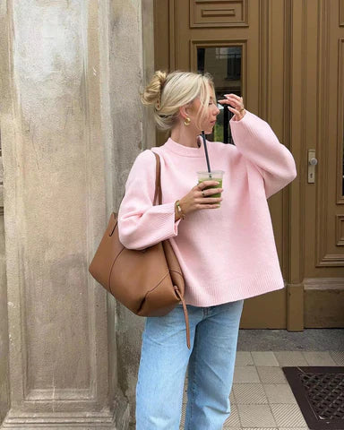 Élise  - Pull à col rond pour femmes