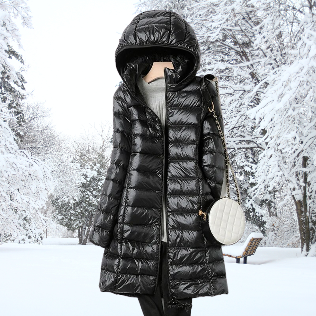 Parka longue rembourrée pour femmes