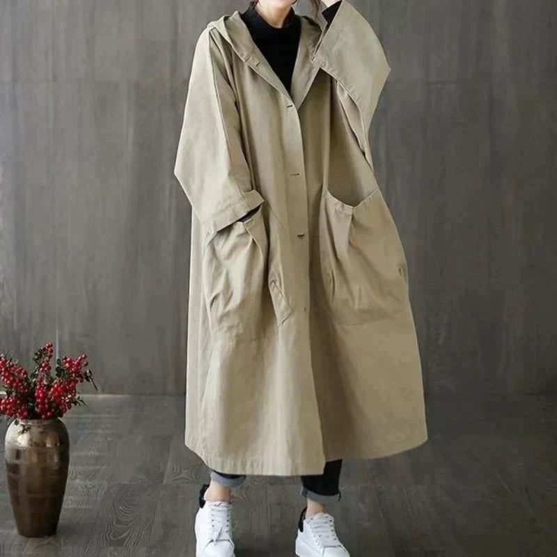 Trench oversize pour femme