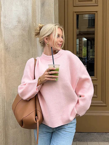 Élise  - Pull à col rond pour femmes