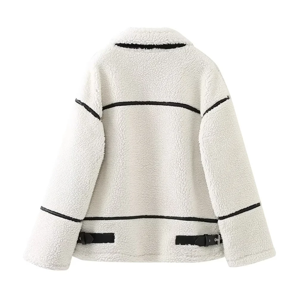 Jimena - Manteau de fourrure chaud et décontracté