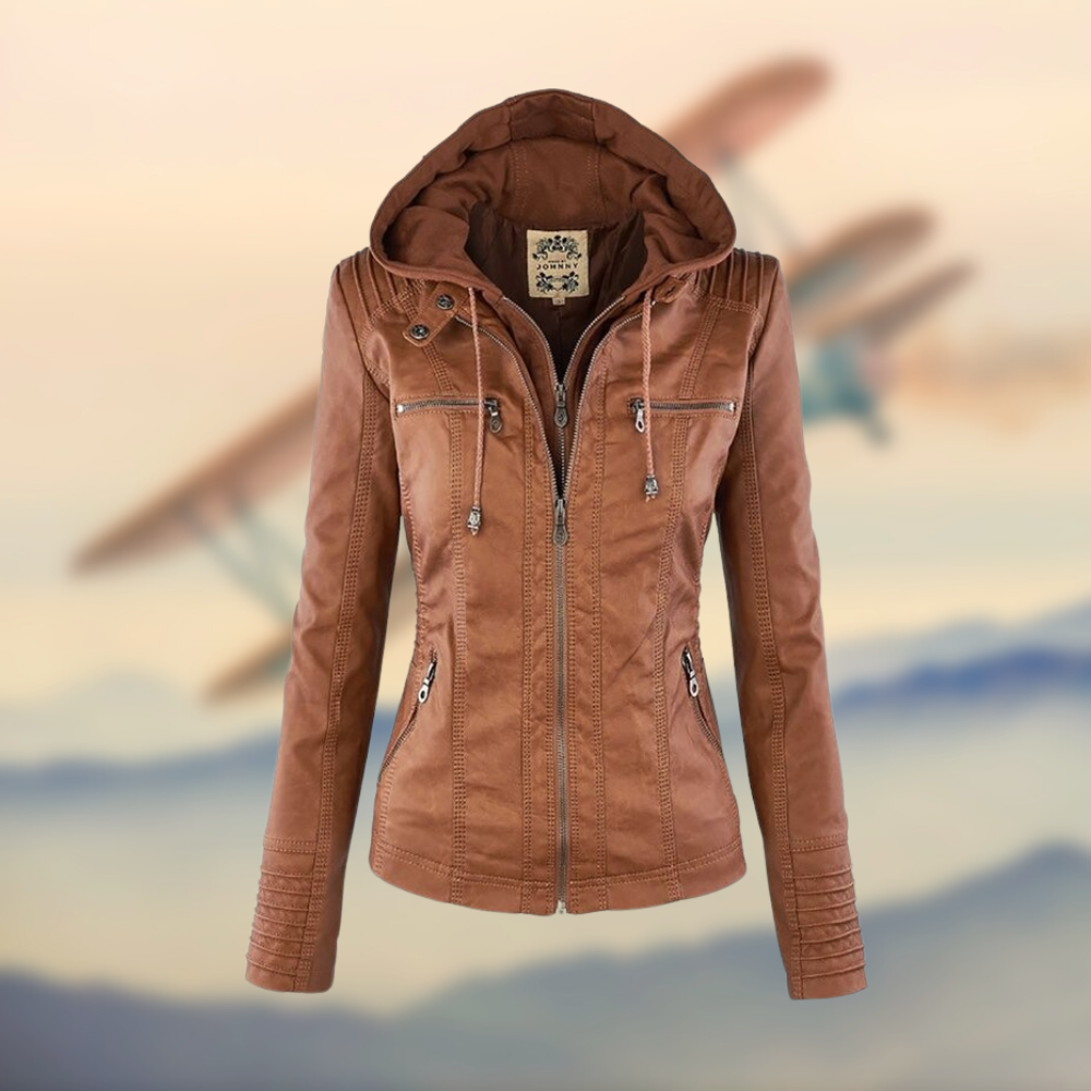 Aimée | Veste en cuir