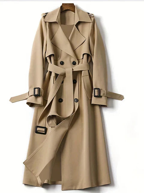 Lily - trench-coat élégant avec double rangée de boutons