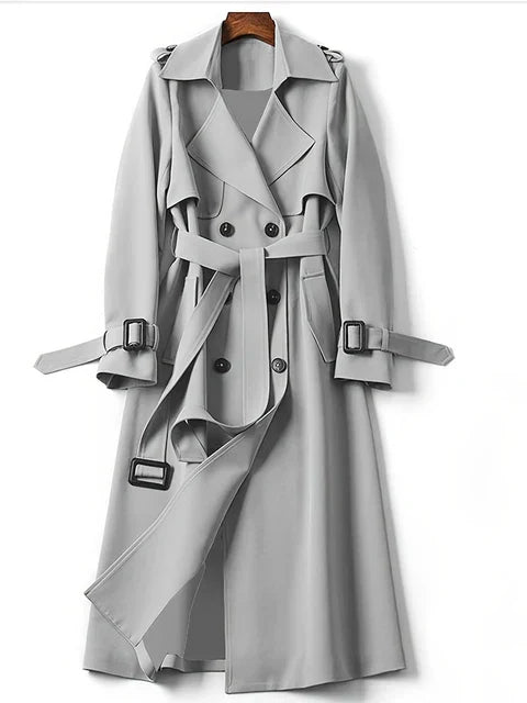 Lily - trench-coat élégant avec double rangée de boutons