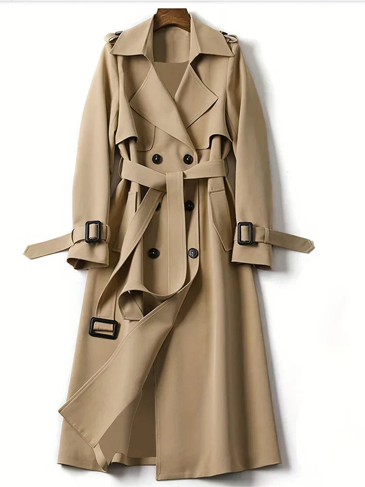 Lily - trench-coat élégant avec double rangée de boutons