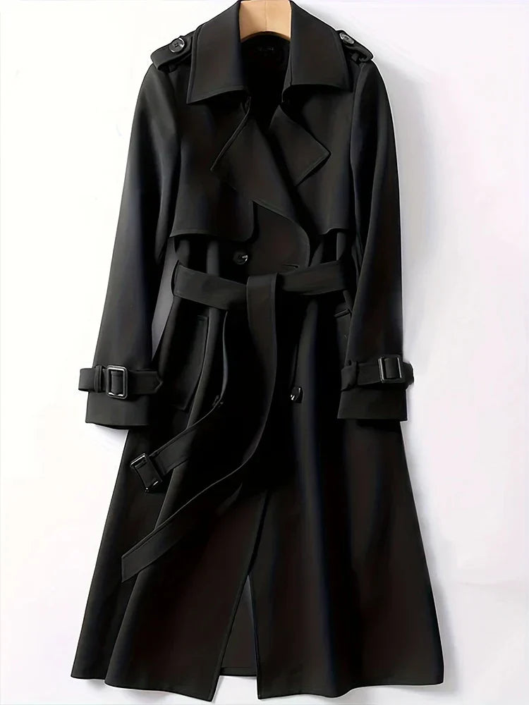 Lily - trench-coat élégant avec double rangée de boutons