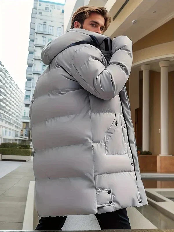 Veste d'hiver avec doublure épaisse pour hommes