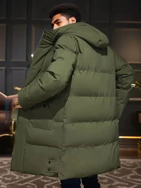 Veste d'hiver avec doublure épaisse pour hommes