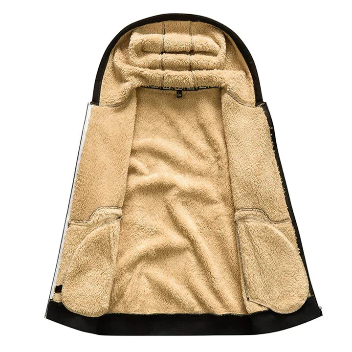 TOMMY - Sweat à Capuche Zippé en Fleece