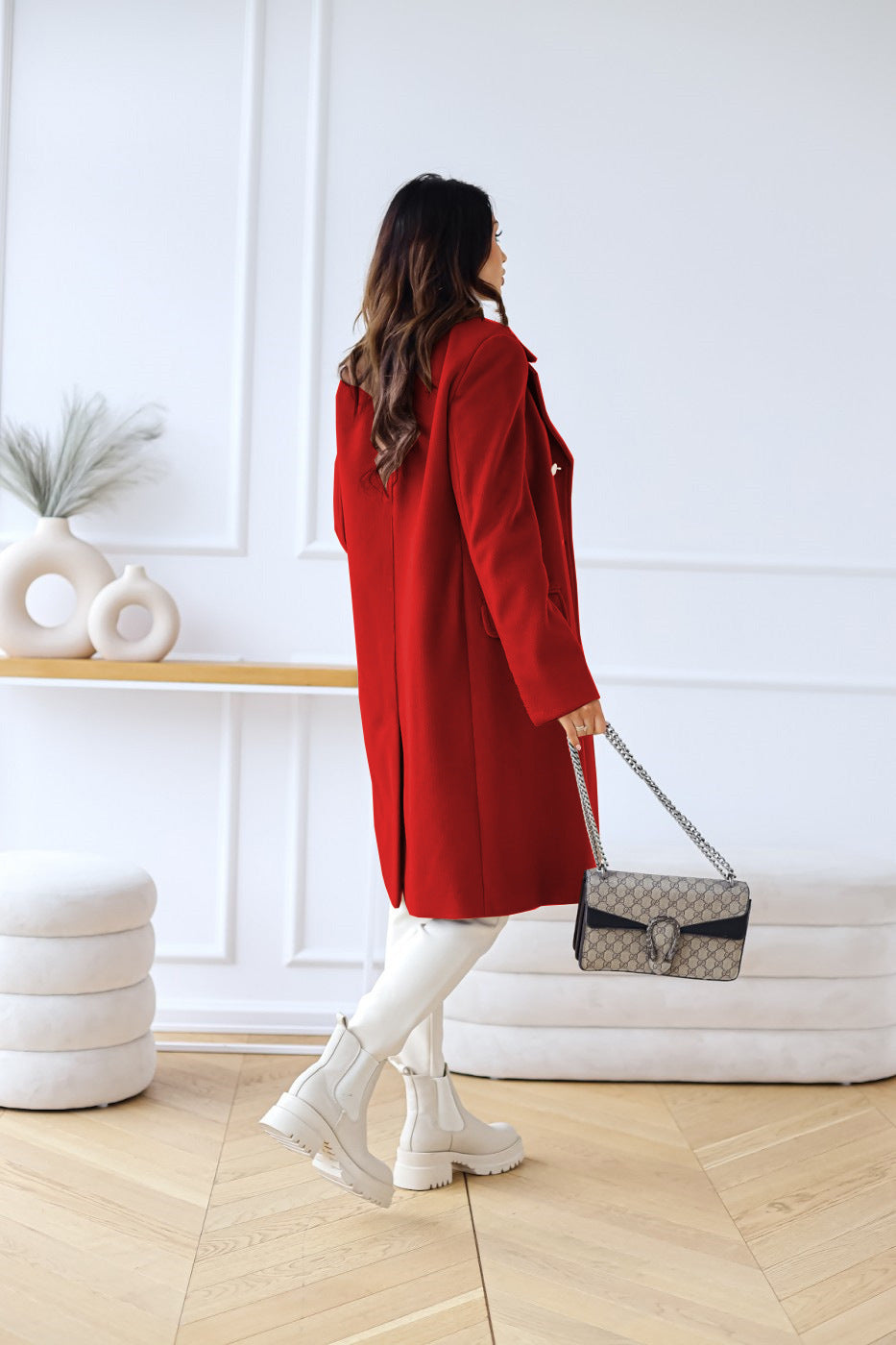 Manteau double boutonnage