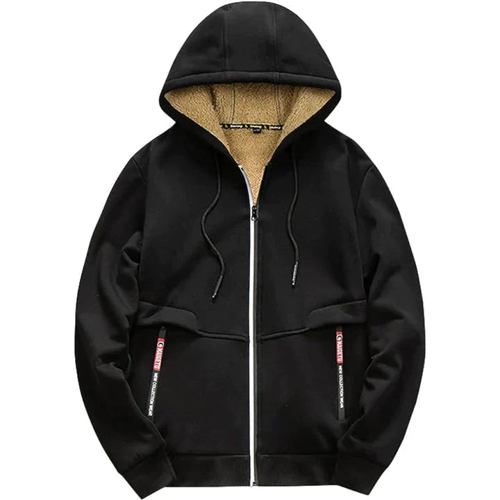 TOMMY - Sweat à Capuche Zippé en Fleece