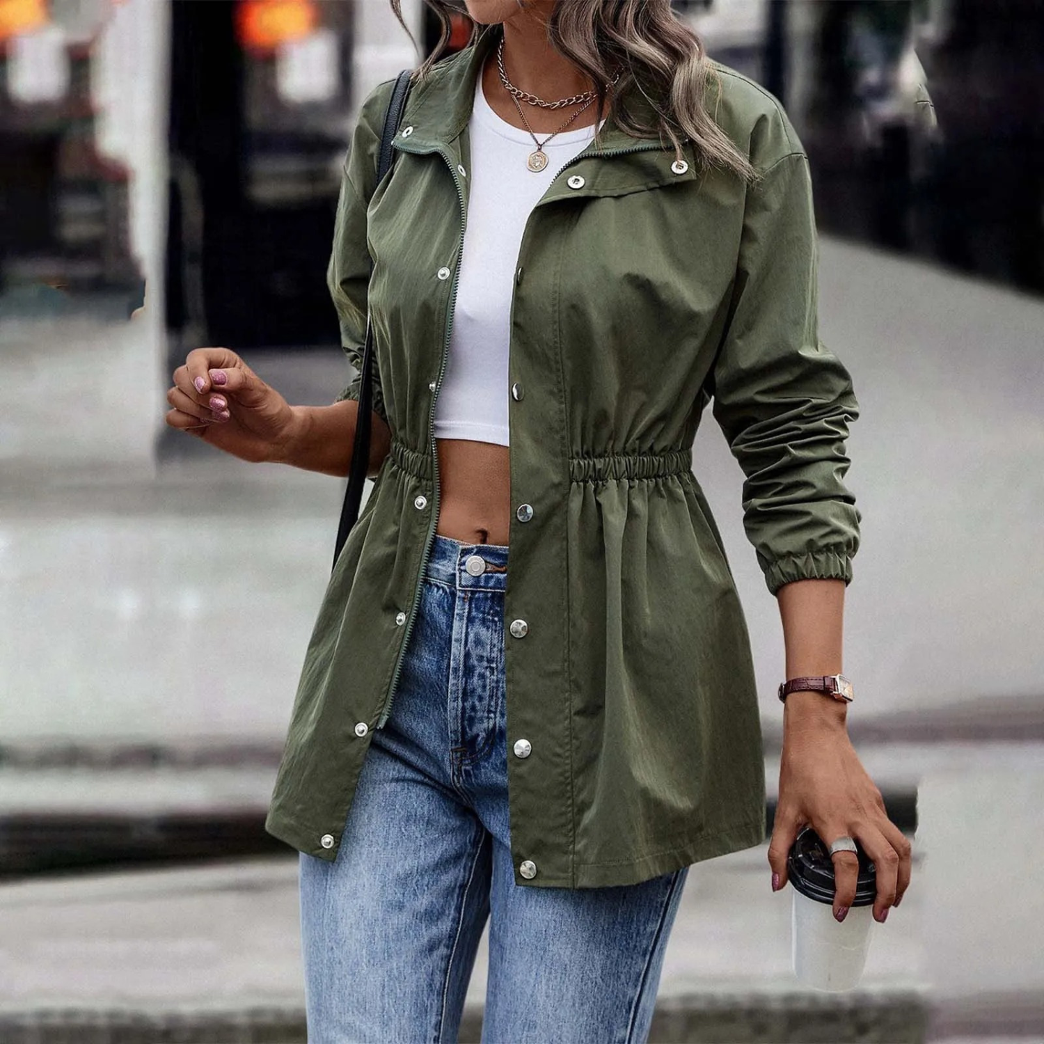 Carla - manteau d'été vintage à la mode