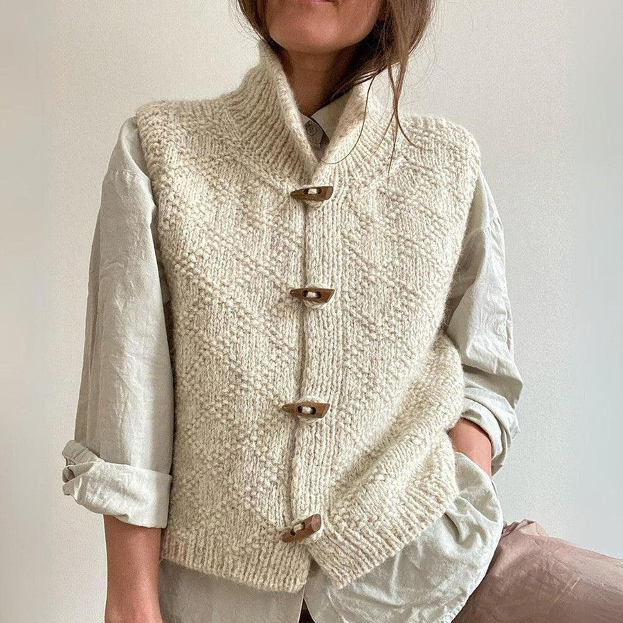 Gilet douillet en peluche