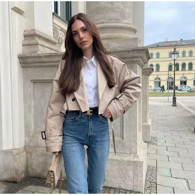 Nadine - trench-coat court décontracté