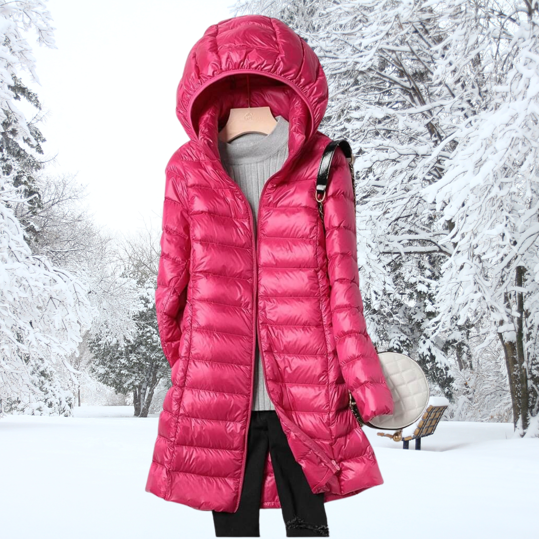 Parka longue rembourrée pour femmes