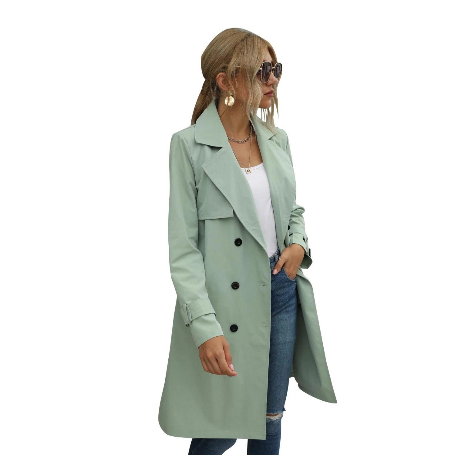 Claudia - trench-coat élégant, tendance et chic