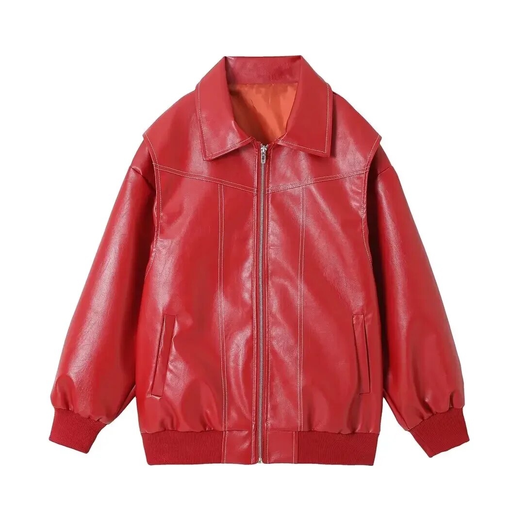 Lily - veste vintage élégante avec fermeture éclair et poches