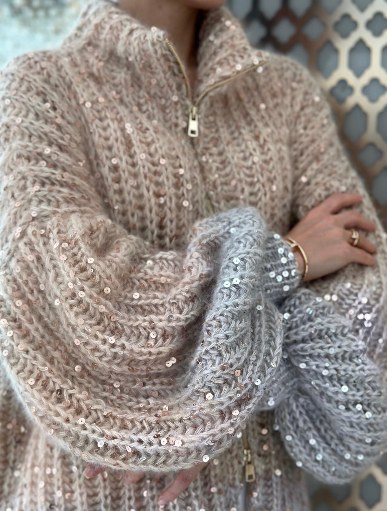 Alix - Pull à paillettes élégant et confortable