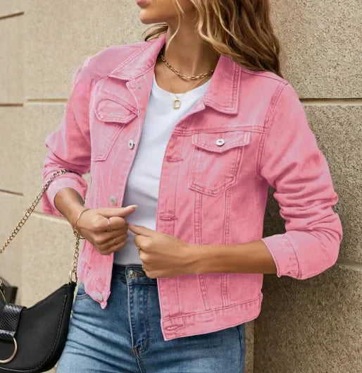 Veste en denim pour femme
