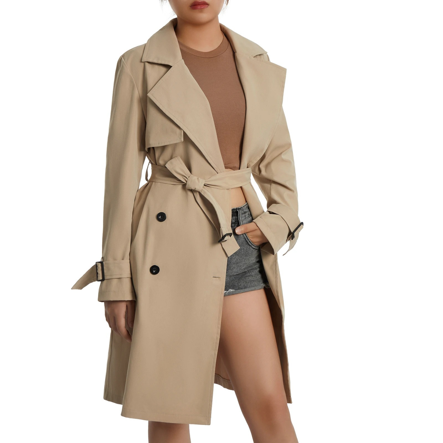Claudia - trench-coat élégant, tendance et chic