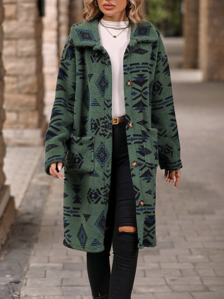 Veste élégante au motif féminin