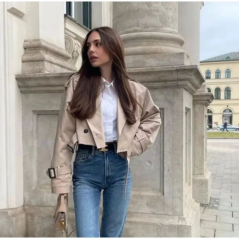 Nadine - trench-coat court décontracté