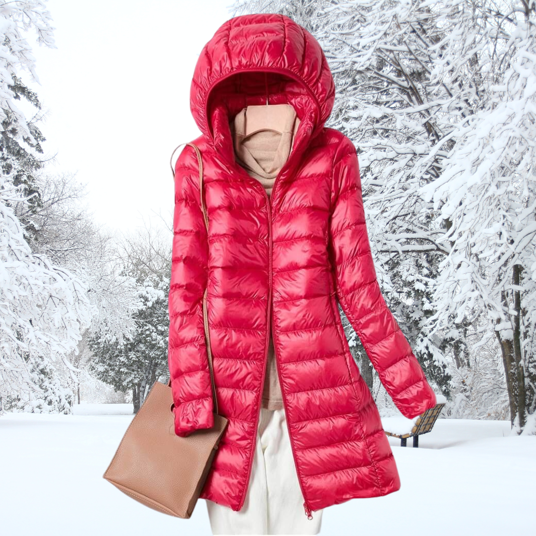 Parka longue rembourrée pour femmes