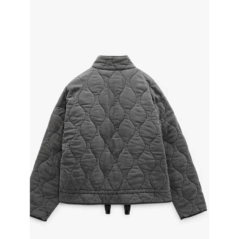 Veste matelassée Chic Vintage Twist pour femme