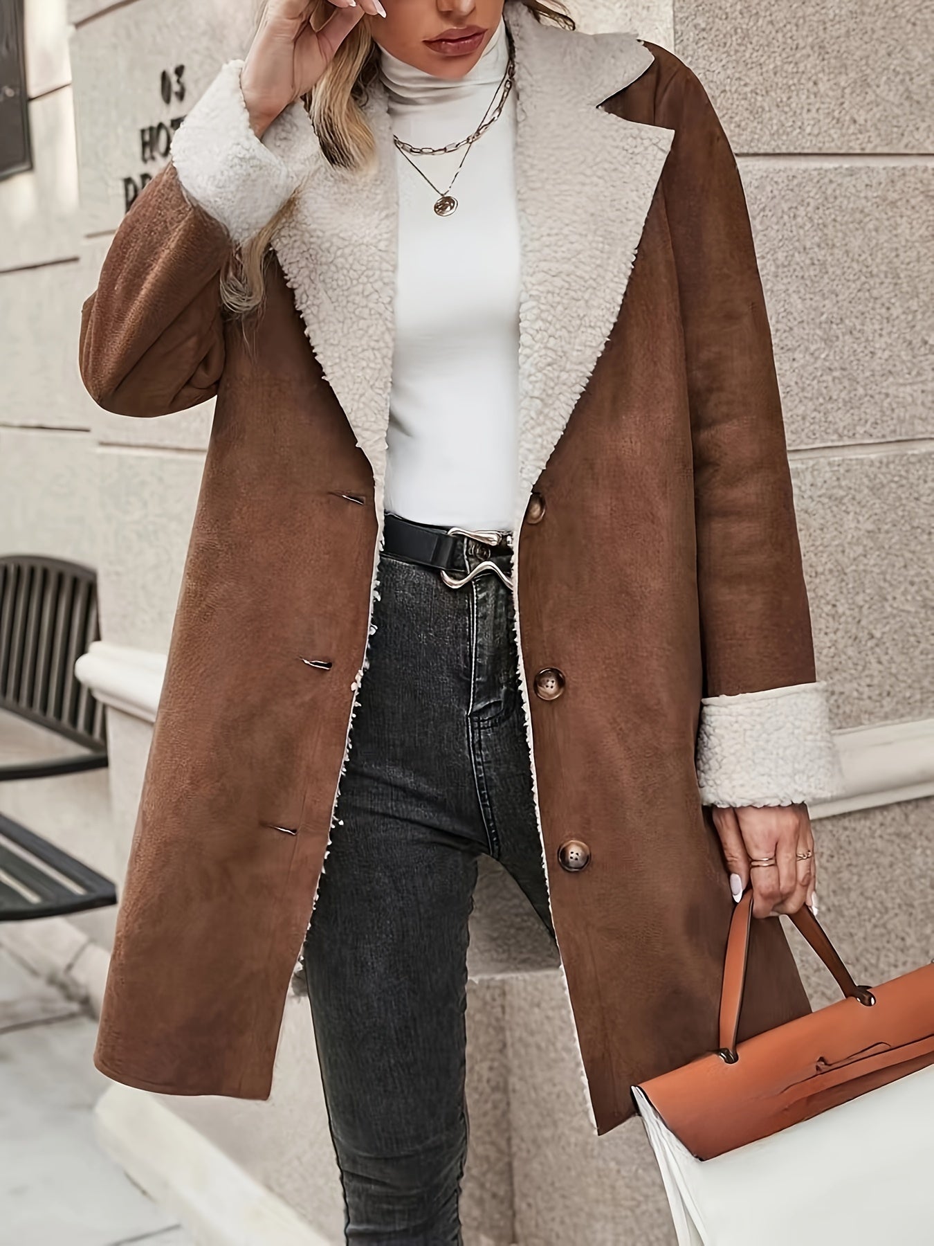 Colette - Veste isolée avec doublure en sherpa