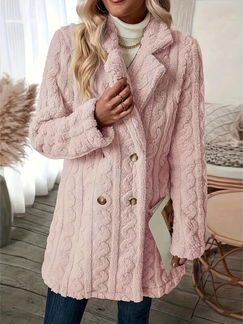 Leanora - Manteau en maille douillet