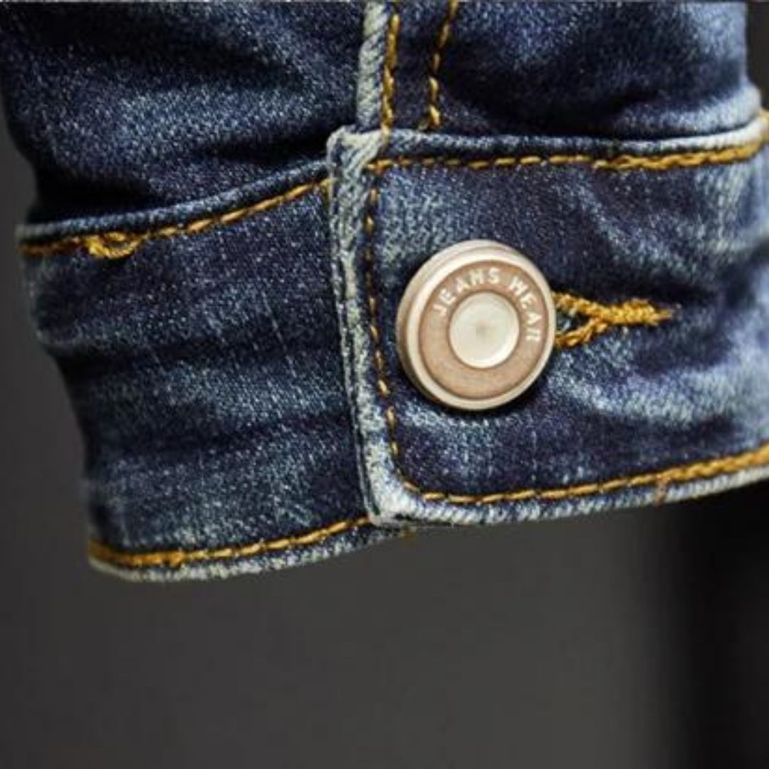 Elio - Veste Vintage Patchwork en Jean - Style et Intemporalité