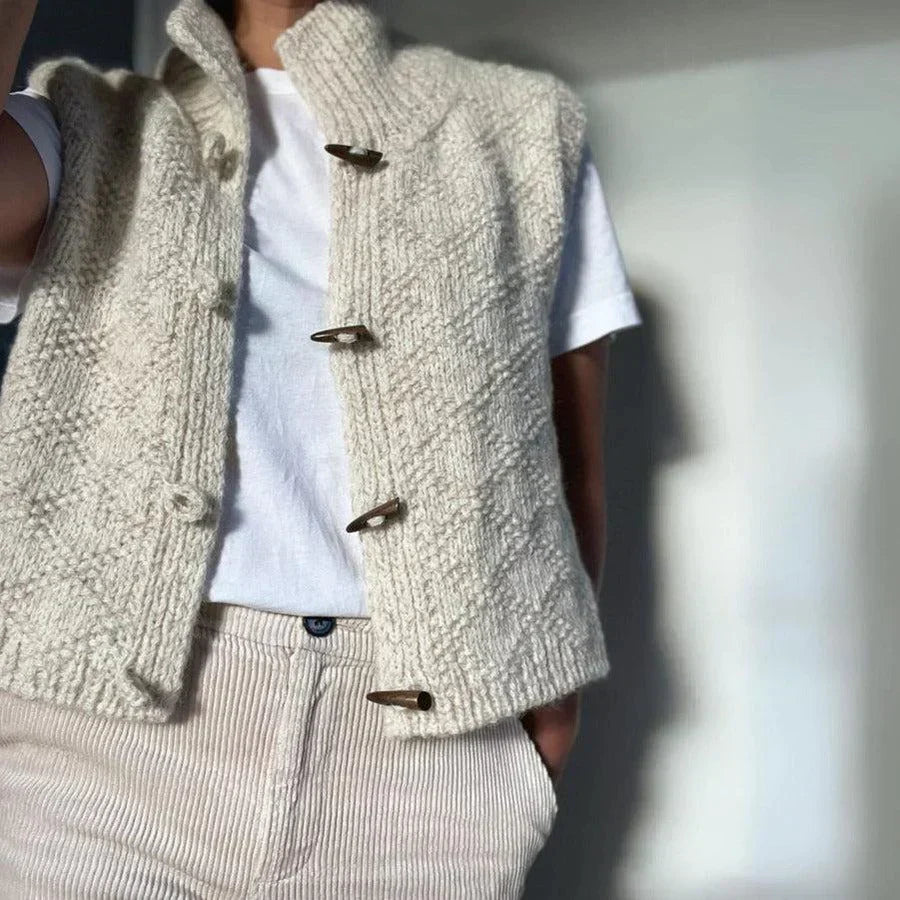 Gilet douillet en peluche