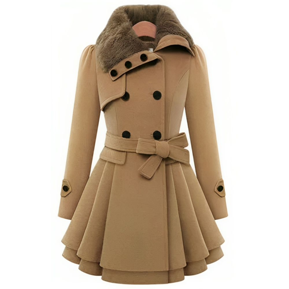 Trench coat élégant d'hiver pour femmes – Chic et protecteur – Projet Paris – Parfait pour les jours froids