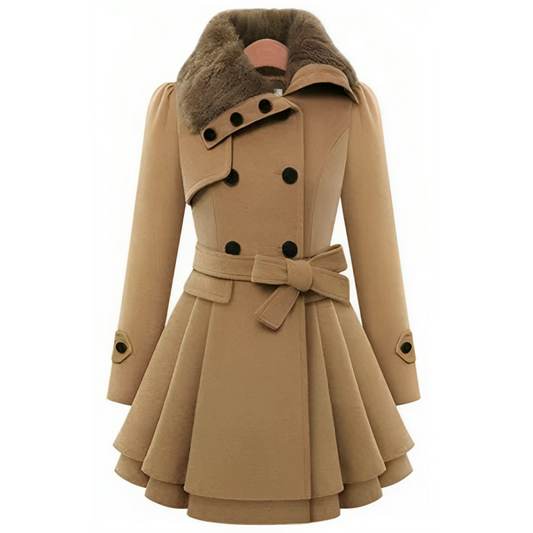 Trench coat élégant d'hiver pour femmes – Chic et protecteur – Projet Paris – Parfait pour les jours froids