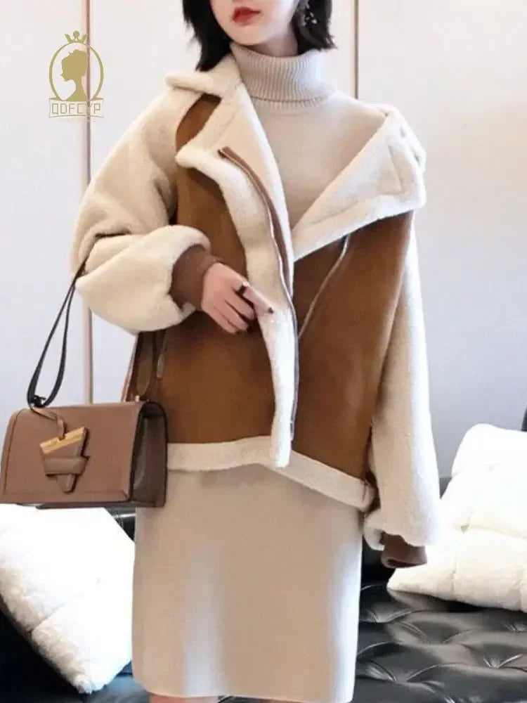 Manteau d'hiver vintage pour femmes
