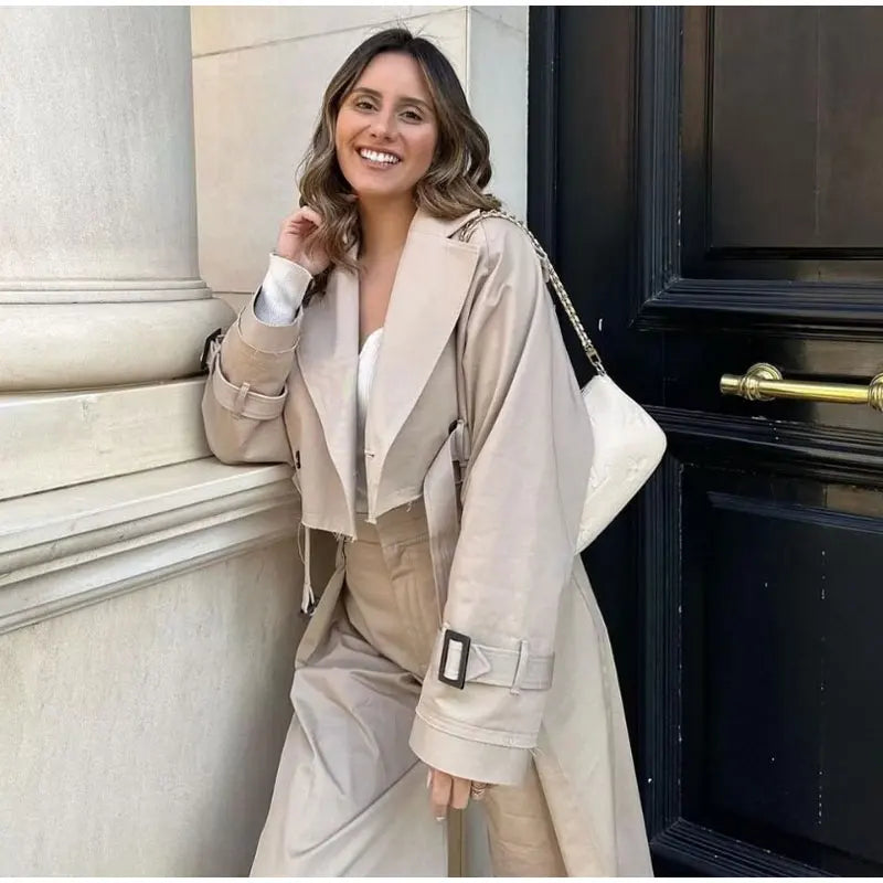 Nadine - trench-coat court décontracté