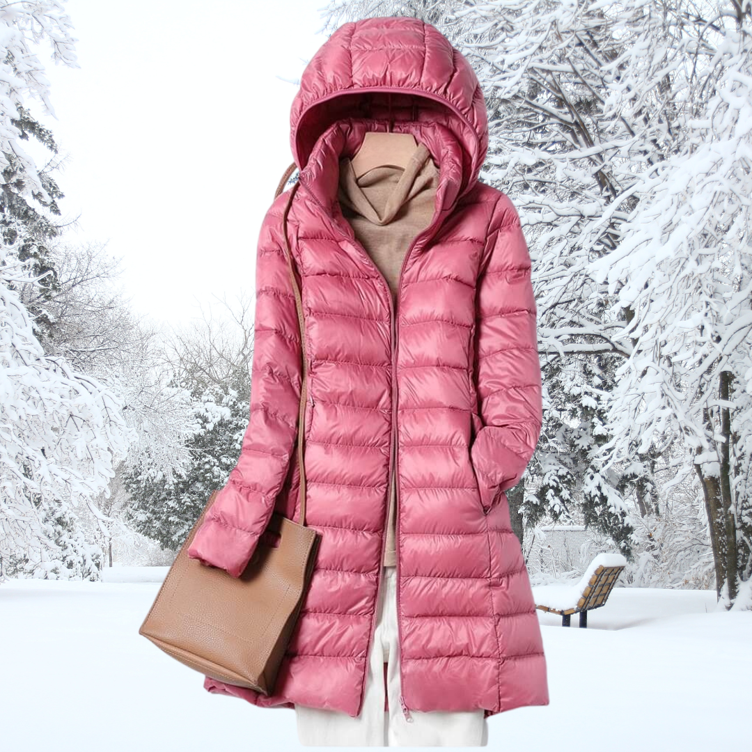 Parka longue rembourrée pour femmes