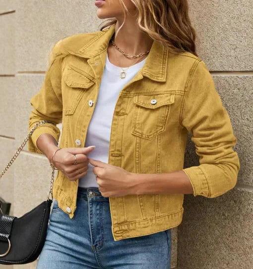 Veste en denim pour femme